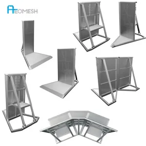 AEOMESH Made In GuangDong Concert Barrier Good Price Crowd Aluminium Barrier Aluminum Stage Barrier For Sale