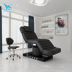 Cama de Belleza Eléctrica SONKLY, Mesa de Masaje para Salón de Belleza, Cama de Spa Médico para Esteticista Facial, con Pedal y Calefacción - Product Image 3