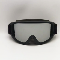 Lunettes de ski à monture super large européenne et américaine pour hommes et femmes, protection des yeux en filet rouge avec lentille coupe-vent, RD-1186 tendance