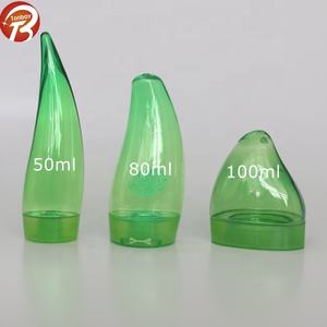 Flacon en <span class=keywords><strong>gel</strong></span> en forme d'<span class=keywords><strong>aloe</strong></span> <span class=keywords><strong>vera</strong></span> 50 ml-300 ml en PETG/PET/PVC avec bouchon à vis pour savon liquide, cosmétiques, sérigraphie, recyclable, OEM/ODM - Product Image 3