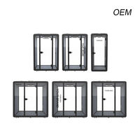 Module de Bureau Préfabriqué Cabine Acoustique Bureau Insonorisé Moderne en Aluminium Petites Cabines Téléphoniques Privées Cabine de Transport 3 Chambres