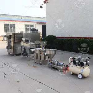 Small Capacity Peanut Butter Process Line Peanut Butter Making Machine Sesame Almonds Paste Grinding Machine