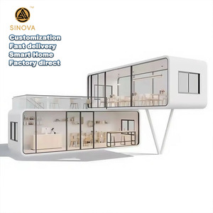 Nhà ở lắp ghép cao cấp kiểu Apple Cabin dành cho quán cà phê, văn phòng, nhà container, nhà dạng viên nang hiện đại, nhà nhỏ tí hon - Product Image 3