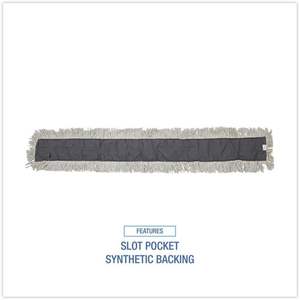 Cabezal de Mopa de Tela Rectangular de Alta Eficiencia MopDustCut-End de 12 Unidades, con Mango Telescópico de Acero Inoxidable para Limpieza de Suelos en el Hogar - Product Image 2