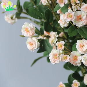 Rosa camelia artificiale per vaso steli lunghi rosa finto fiori per negozio giardino tavolo da ufficio decorazione di nozze - Product Image 6