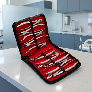 Nuevas Pinzas de Extracción Dentales de Acero Inoxidable de Alta Resistencia, Certificadas CE, Clase I, Alemánas, de Primera Calidad, Juego de 10 Piezas SERGLAB - Product Image 3