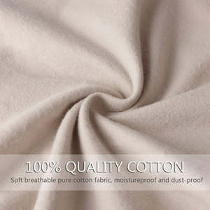 Op maat gemaakte witte flanellen geborstelde dikke katoenen stofzak met trekkoord voor handtas - Product Image 3