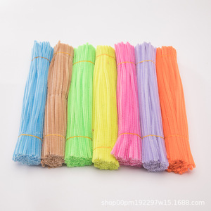 Craft Thicken Pipe Cleaners Profissão Chenille Hastes Pipecleaners Embrulho Presente e Decorações Do Partido Pipe Cleaners Artesanato - Product Image 5