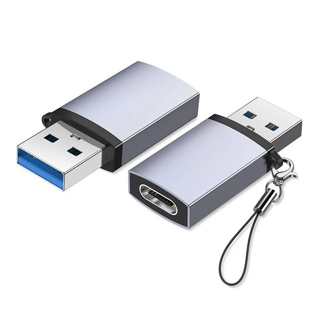 Type-C to USB 3.0 Adapter, 5Gbps High-Speed Data Transfer OTG Converter for MacBook, External Hard Drive Flash Drive and Phone