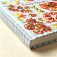 Carnet de recettes A5 relié rigide personnalisé, journal de recettes quotidiennes, livre de cuisine, cadeau