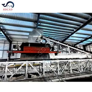 SDCAD Customized long distance Industry Mining Ore Sand And Gravel Stone Inclined Conveyor PVC Rubber Belt