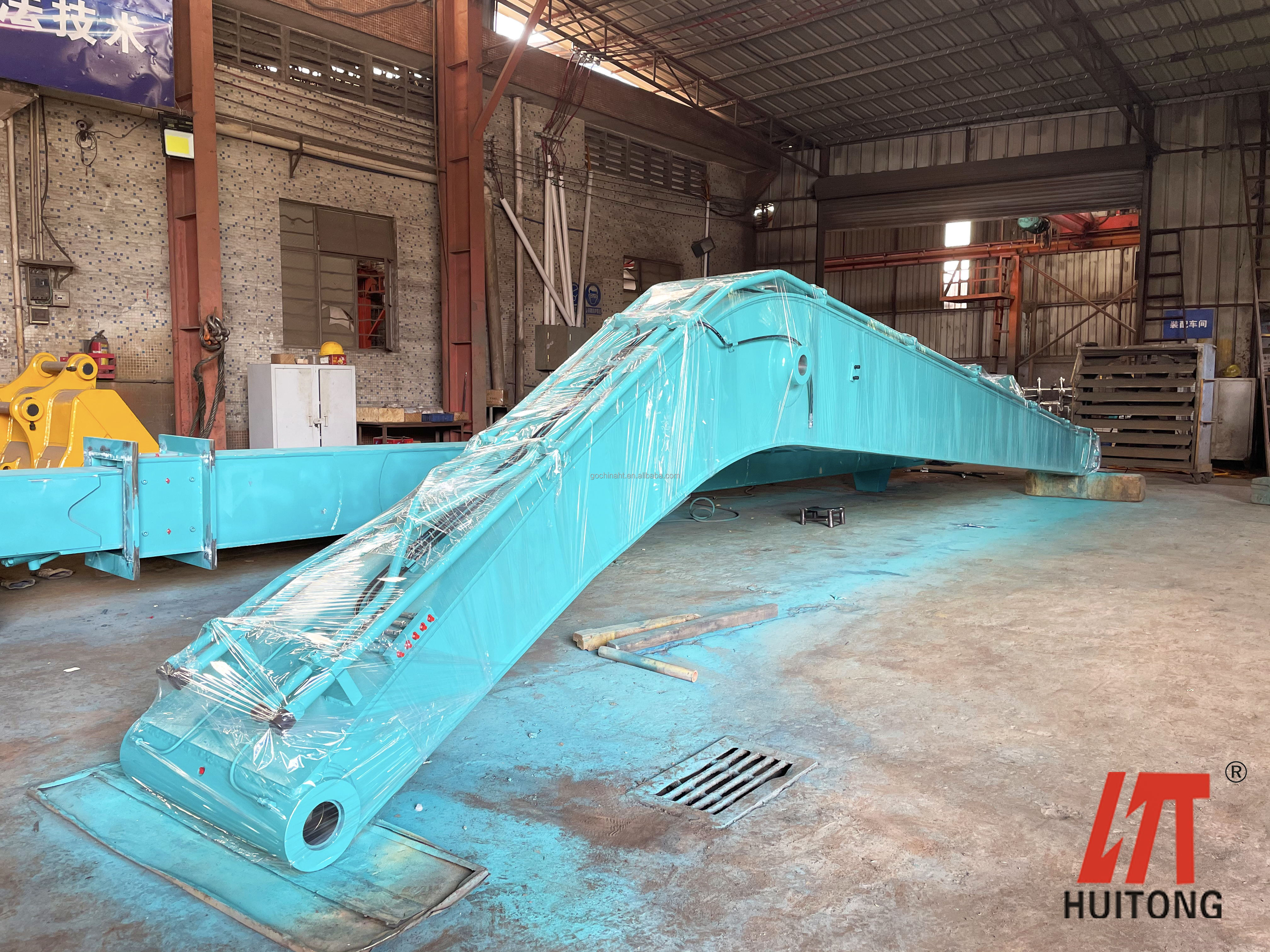 Anti Corrosion Long Reach Excavator Booms Extended Digger Spare Parts