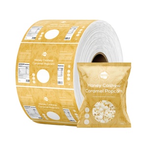 Impresión de Logotipo Personalizado, Bolsas de Plástico para Alimentos Inflados, Papas Fritas, Rollo de Película de Poliéster, Bolsa de Aluminio con Sellado Trasero de Plástico, OEM - Product Image 4