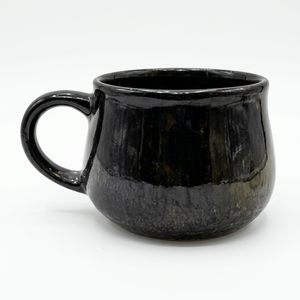 Mug à café en céramique Noir mat finition mate Design minimaliste Passe au lave-vaisselle Utilisation domestique - Product Image 1