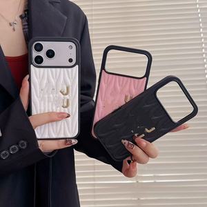 Étuis de <span class=keywords><strong>téléphone</strong></span> portable de luxe de haute qualité, étui de protection pour <span class=keywords><strong>téléphone</strong></span> portable de <span class=keywords><strong>marque</strong></span> tendance, cuir PU - Product Image 3