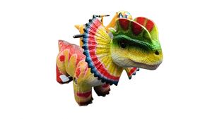Mechanical Center Animal Ride Coin Operated Plush Adults Rental Arcade Game <b>Walking</b> Animated Dinosaur Battery Car Arcade <b>Machine</b> - Product Image 2