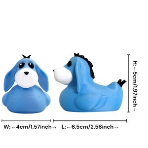 Juguete Creativo de Pato <span class=keywords><strong>Eeyore</strong></span> Impreso en 3D de Vashine, Personaje de Dibujos Animados en PLA, Divertido Pato Amarillo Creativo, Decoración para el Hogar - Product Image 2