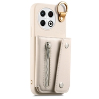 Étui portefeuille antichoc avec fermeture éclair et emplacements pour cartes pour Tecno Spark 30/Spark 30 Pro/Hot 50 Pro Plus/Smart 4 Plus/S25
