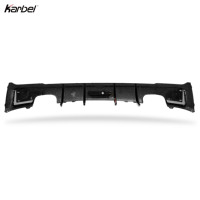 Pare-chocs de voiture en fibre de carbone Karbel, kit carrosserie arrière, diffuseur et composants de spoiler pour BMW Série 2 F22 F23 2014-2018
