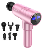 Pistolet de Massage par vibrations pour tissus profonds musculaire, appareil sans fil avec écran tactile LED, 12 v