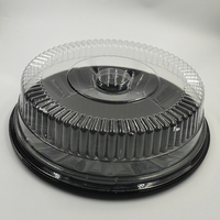 Boîte à gâteau transparente jetable et réutilisable, type dôme, ronde, 7'', 8'', 10''