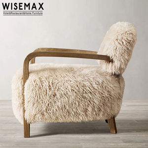 WISEMAX-muebles <span class=keywords><strong>de</strong></span> lujo <span class=keywords><strong>de</strong></span> lana <span class=keywords><strong>de</strong></span> oveja y <span class=keywords><strong>piel</strong></span> <span class=keywords><strong>de</strong></span> oveja para sala <span class=keywords><strong>de</strong></span> estar, sillas <span class=keywords><strong>de</strong></span> salón, marco <span class=keywords><strong>de</strong></span> madera maciza, reposabrazos, sofá, sillas - Product Image 3