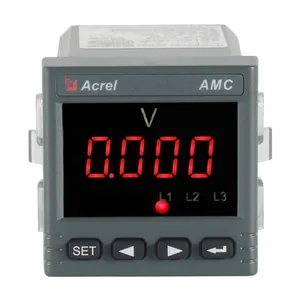 ACREL AMC48-AV交流100V 220V或380V单相电流和电压测量与LED数字显示电压表