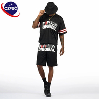 QZFSO Survêtement respirant personnalisé de haute qualité, uniforme américain, maillot de football à impression par sublimation pour hommes