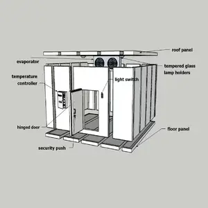 Chicken/duck/beef/meat Frozen Cold Storage Room/freezer Rooms