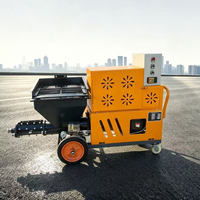 Pulvérisateur de mortier haute performance électrique/diesel/essence pour la construction murale