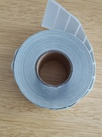 -80C Low-Temperature PET Matte Silver Label Self-Adhesive Sticker Water-Resistant Dragon-Grain Finish for Consumer Electronics