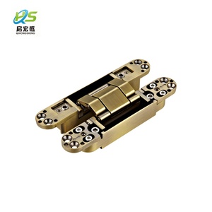 25x150mm White Color 3d Concealed Hinge Folding Door 40kg Adjustable 180 Degree Bld-a01-1 180 Degree Opening Full Visibility - Product Image 2