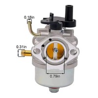 Carburateur 801396 pour moteurs Toro Powerclear de souffleuses à neige 2 temps Lawnboy BSt 801233 801255