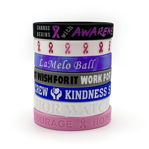 Pulsera Elástica de Silicona Personalizada con Mensaje o Logotipo, Sin Pedido Mínimo, Muestra Gratuita, OEM, Económica - Product Image 2