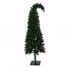 <span class=keywords><strong>Sapin</strong></span> de Noël artificiel en PVC écologique de haute qualité, 1,80 m, branches vertes denses, éclairage <span class=keywords><strong>LED</strong></span>, gain de place, léger - Product Image 2