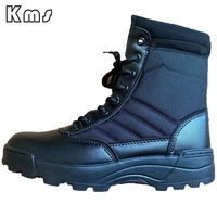 KMS Personnalisé Grande Vente Bottes Tactiques de Combat Noires Imperméables d'Extérieur pour Randonnée Entraînement en Gros pour Hommes