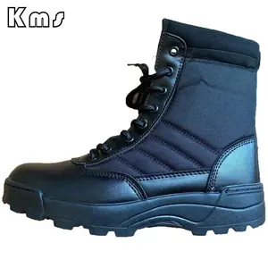Chaussures tactiques de randonnée imperméables et noires pour homme, bottes de Combat, d'entraînement, vente en gros, Offre Spéciale