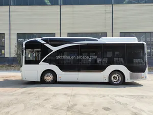 23 + 1 posti RHD 8.5m autobus urbano elettrico puro 20 posti autobus urbano di lusso elettrico puro automatico personalizzato