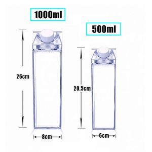 Expédition rapide, gobelet personnalisé, bouteilles en plastique transparentes pour boire de l'eau avec emballage en boîte - Product Image 3