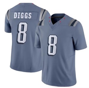 Neue Saison New England 10 Drake Maye 12 Brady Bestickte Shirts American Football Trikots Kurzarm Übergröße Merkmale - Product Image 6