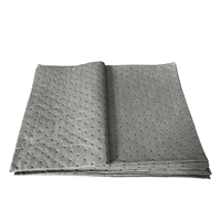 Tapis absorbant universel SAI-U gris à fossettes DMH105G, résistant aux taches, absorbe l'huile, le liquide de refroidissement, les solvants et l'eau, respectueux de l'environnement