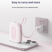 Vente directe d'usine, ultra mini, 20000 mAh, capacité puissante, batterie externe portable, charge rapide 22,5 W, batterie externe