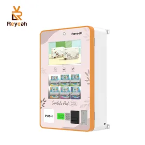 School Adult Sanitary PadsWet Wipes Selling Vending Machine Mini Period Dispenser Wall Mounted Women Pad Sanitary Napkin