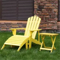 उच्च गुणवत्ता वाले फर्नीचर आपूर्तिकर्ता आउटडोर उद्यान लकड़ी प्लास्टिक की कुर्सी तह प्लास्टिक Adirondack कुर्सी और मल बगीचे कुर्सी