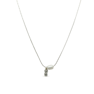 Collar de Cristal, Acero Inoxidable 316L, Chapado en Oro PVD, Joyería Sostenible y Resistente, Cadena de Serpiente, Minimalista, Unisex - Product Image 2