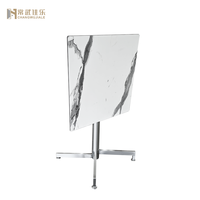 Hua Jiale Usine Directe Hpl Restaurant Table Jardin Pliable Table Carrée Hpl Feuille 12mm Extérieur