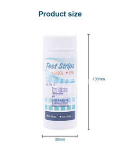 Hot bán nhà sản xuất đa năng chất lượng cao 2 trong 1 Nước pH Clo uống hồ bơi chất lượng nước kiểm tra Strips - Product Image 6