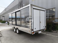 Remorque de concession entièrement équipée, nouveau design, prix usine Etodevice, pour différents types d'activités commerciales, à vendre