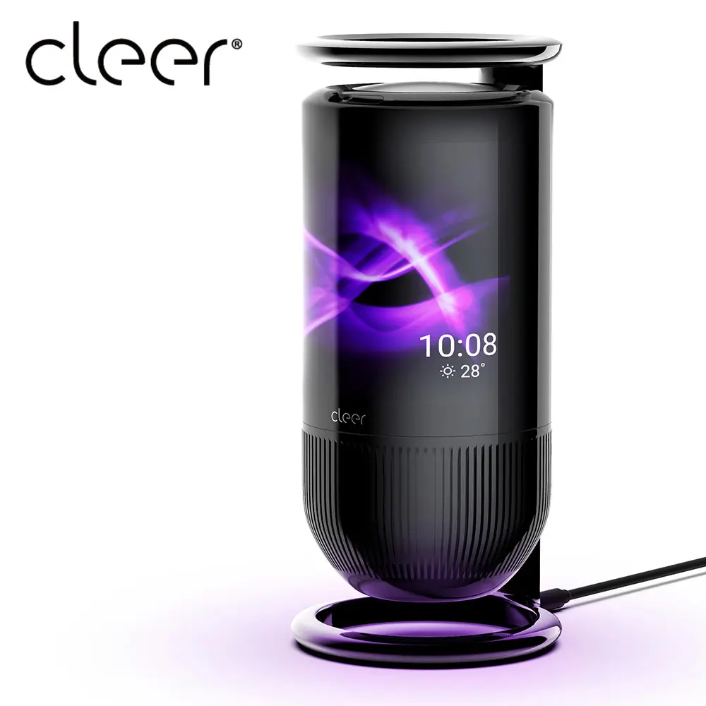 AMOLED Curved Display Screen Intelligent Voice Control Speaker Surrounded Stereo Wireless Wifi Smart Alexa Speaker