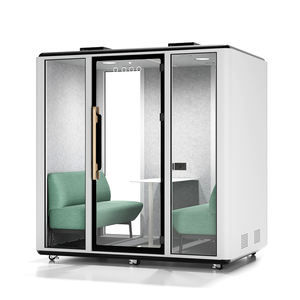 Cabina <span class=keywords><strong>de</strong></span> Privacidad Insonorizada Moderna para Múltiples Personas, para Oficinas <span class=keywords><strong>de</strong></span> Hotel, Salas <span class=keywords><strong>de</strong></span> Recepción, Salas <span class=keywords><strong>de</strong></span> Lectura y Consultorios Psicológicos - Product Image 3